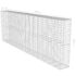 vidaXL Gabion Wall with Cover Galvanised Steel 600x50x200 cm - Image 6