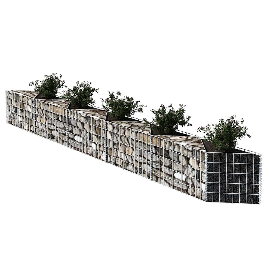 8718475521587_g_en_hd_1 vidaXL Gabion Basket Galvanised Steel 300x30x50 cm - Image 3