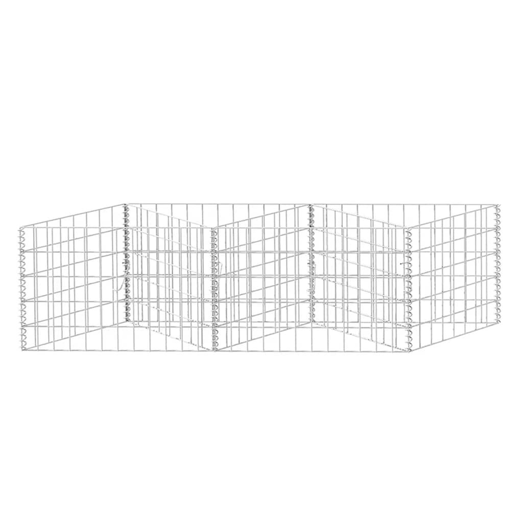 8718475521600_g_en_hd_3 vidaXL Gabion Basket Galvanised Steel 120x30x50 cm - Image 5