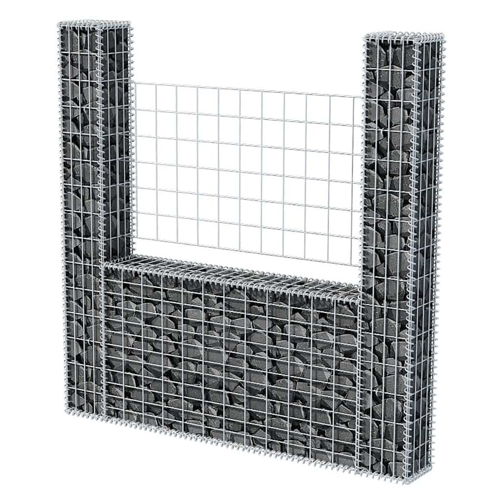 8718475521655_g_en_hd_1 vidaXL Gabion Basket U-Shape Galvanised Steel 160x20x150 cm - Image 3