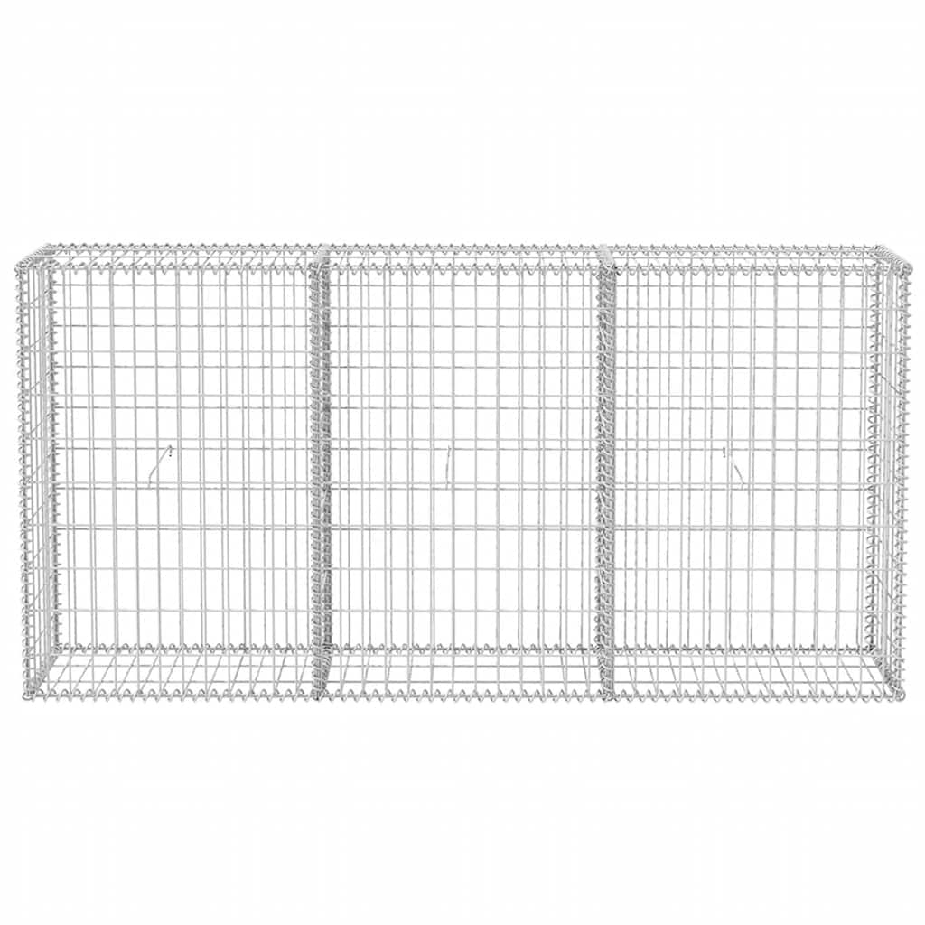 8718475521686_g_en_hd_2 vidaXL Gabion Basket Galvanised Steel 200x30x100 cm - Image 4