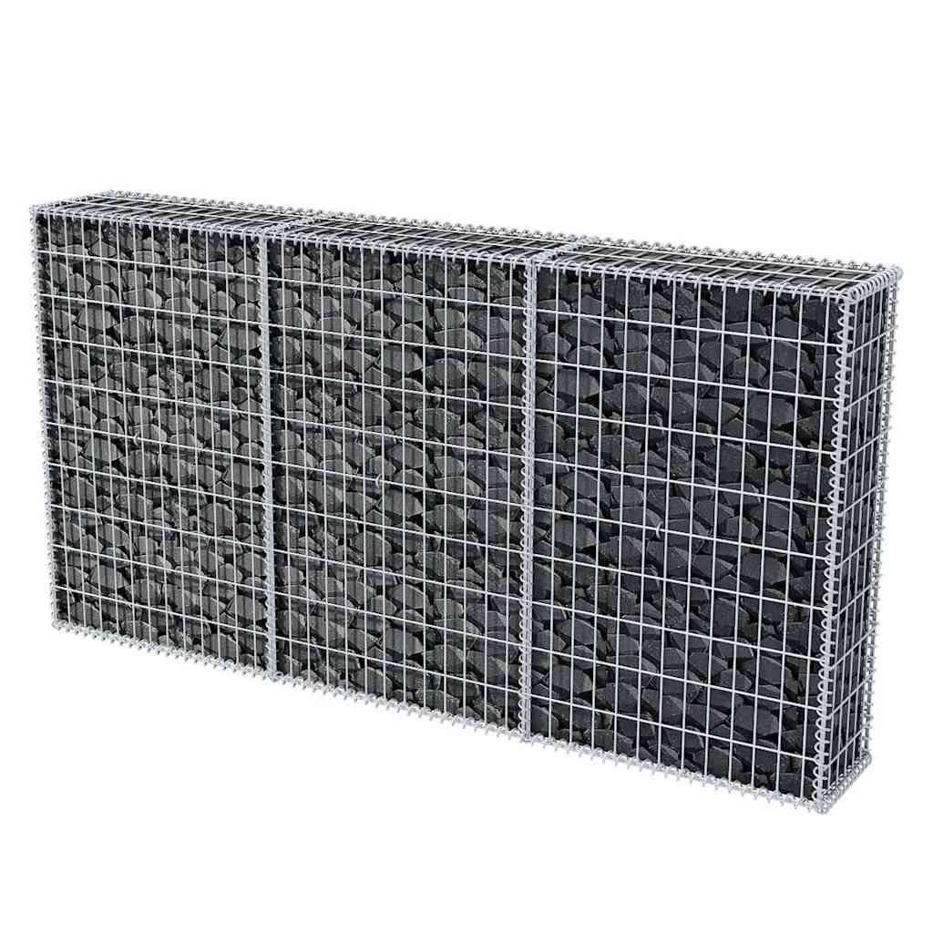 8718475521686_g_en_hd_4 vidaXL Gabion Basket Galvanised Steel 200x30x100 cm - Image 6
