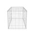 vidaXL Gabion Basket Galvanised Steel 100x50x50 cm - Image 6