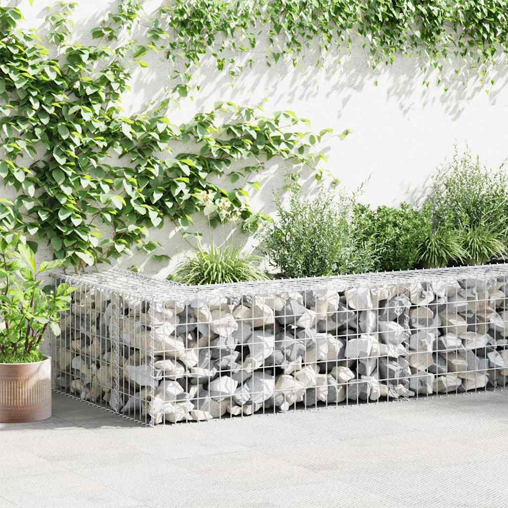 8718475521693_m_en_hd_1 vidaXL Gabion Basket Galvanised Steel 100x50x50 cm - Image 1