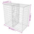 vidaXL Gabion Basket Galvanised Steel 100x50x100 cm - Image 8