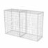 vidaXL Gabion Basket Galvanised Steel 150x50x100 cm - Image 2