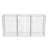 vidaXL Gabion Basket Galvanised Steel 200x50x100 cm - Image 5