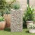 vidaXL Gabion Raised Bed Steel 50x50x100 cm - Image 4