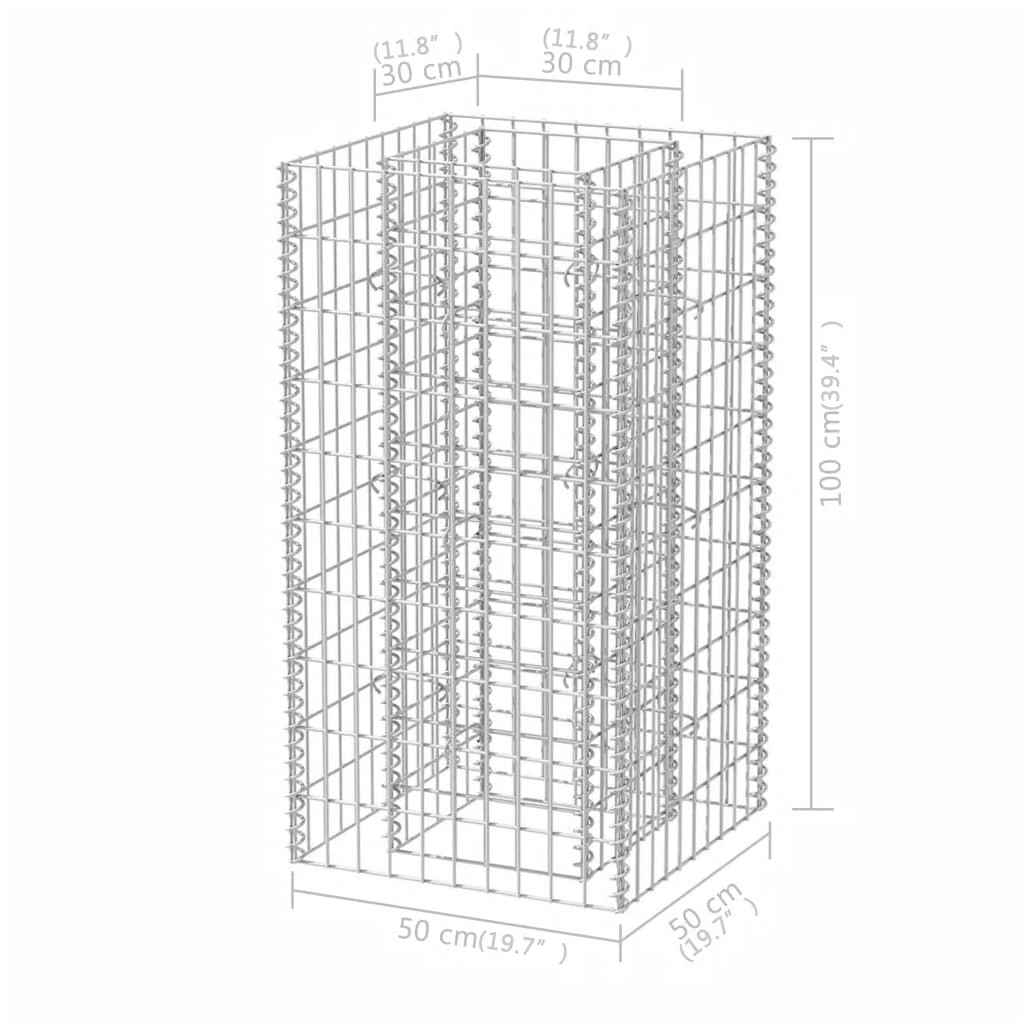 8718475521778_g_en_hd_5 vidaXL Gabion Raised Bed Steel 50x50x100 cm - Image 7
