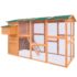 vidaXL Chicken Coop Wood 295x163x170 cm - Image 2