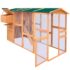 vidaXL Chicken Coop Wood 295x163x170 cm - Image 3