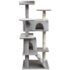 vidaXL Cat Tree with Sisal Scratching Posts 125 cm Grey - Image 2