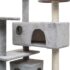 vidaXL Cat Tree with Sisal Scratching Posts 125 cm Grey - Image 3
