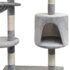 vidaXL Cat Tree with Sisal Scratching Posts 125 cm Grey - Image 3