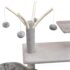 vidaXL Cat Tree with Sisal Scratching Posts 125 cm Grey - Image 4