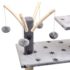 vidaXL Cat Tree with Sisal Scratching Posts 125 cm Paw Prints Grey - Image 4