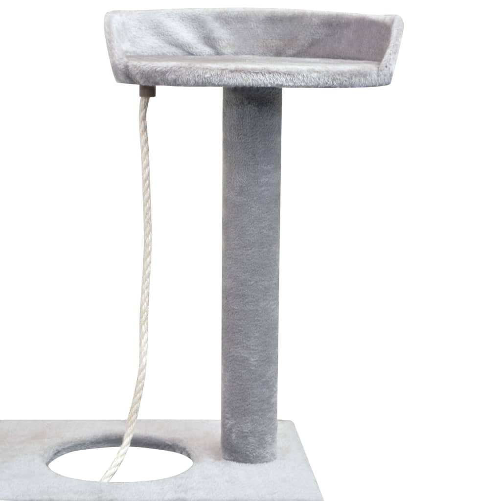 8718475522867_g_en_hd_3 vidaXL Cat Tree with Sisal Scratching Posts 150 cm Grey - Image 4