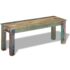 vidaXL Bench Solid Reclaimed Wood 110x35x45 cm - Image 4