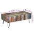 vidaXL Coffee Table Solid Reclaimed Wood 100x50x38 cm - Image 10