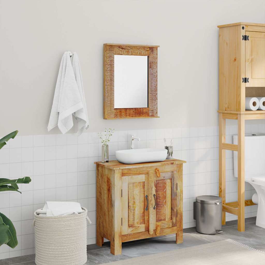 8718475524144_m_en_hd_1 vidaXL Bathroom Vanity Cabinet with Mirror Solid Mango Wood - Image 1