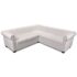 vidaXL Chesterfield Corner Sofa 5-Seater Artificial Leather White - Image 3
