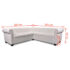 vidaXL Chesterfield Corner Sofa 5-Seater Artificial Leather White - Image 7