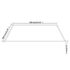 vidaXL Table Top Tempered Glass Square 800x800 mm - Image 4