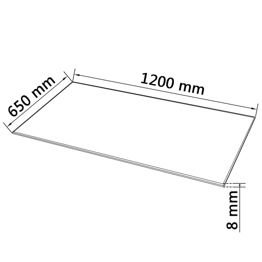 8718475525233_g_en_hd_3 vidaXL Table Top Tempered Glass Rectangular 1200x650 mm - Image 4