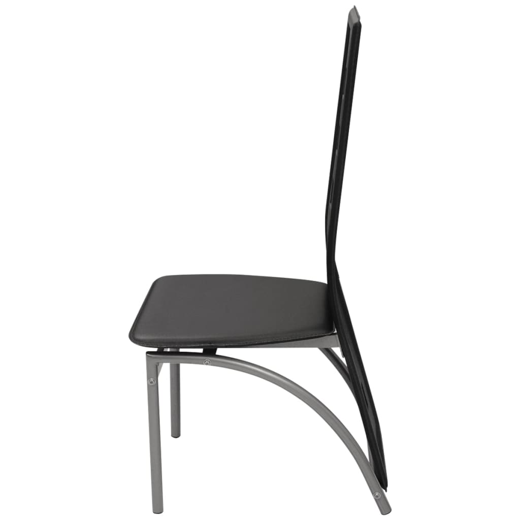 8718475525332_g_en_hd_3 vidaXL Dining Chairs 2 pcs Black Faux Leather - Image 4