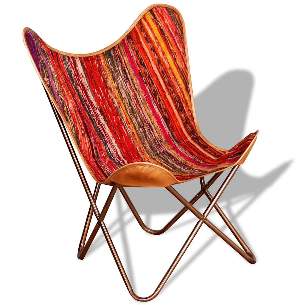 8718475525790_g_en_hd_3 vidaXL Butterfly Chair Multicolour Chindi Fabric - Image 5