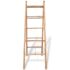 vidaXL Double Towel Ladder with 5 Rungs Bamboo 50x160 cm - Image 2