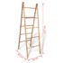 vidaXL Double Towel Ladder with 5 Rungs Bamboo 50x160 cm - Image 5