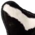 vidaXL Butterfly Chair Black and White Real Cowhide Leather - Image 9