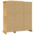 vidaXL Wardrobe Mexican Pine Corona Range 3 Doors - Image 8