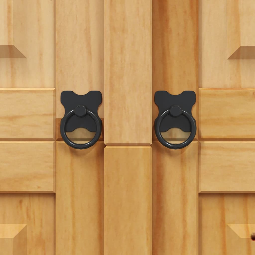 8718475526148_g_en_hd_6 vidaXL Wardrobe Mexican Pine Corona Range 3 Doors - Image 9
