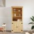 vidaXL Cupboard Mexican Pine Corona Range 80x40x170 cm - Image 4