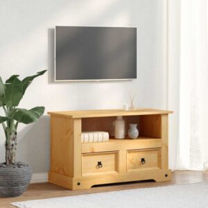 vidaXL TV Cabinet Mexican Pine Corona Range 91x43x56 cm