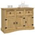 vidaXL Sideboard Solid Mexican Pinewood Corona Range 132x43x78 cm - Image 4