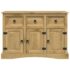 vidaXL Sideboard Solid Mexican Pinewood Corona Range 132x43x78 cm - Image 6