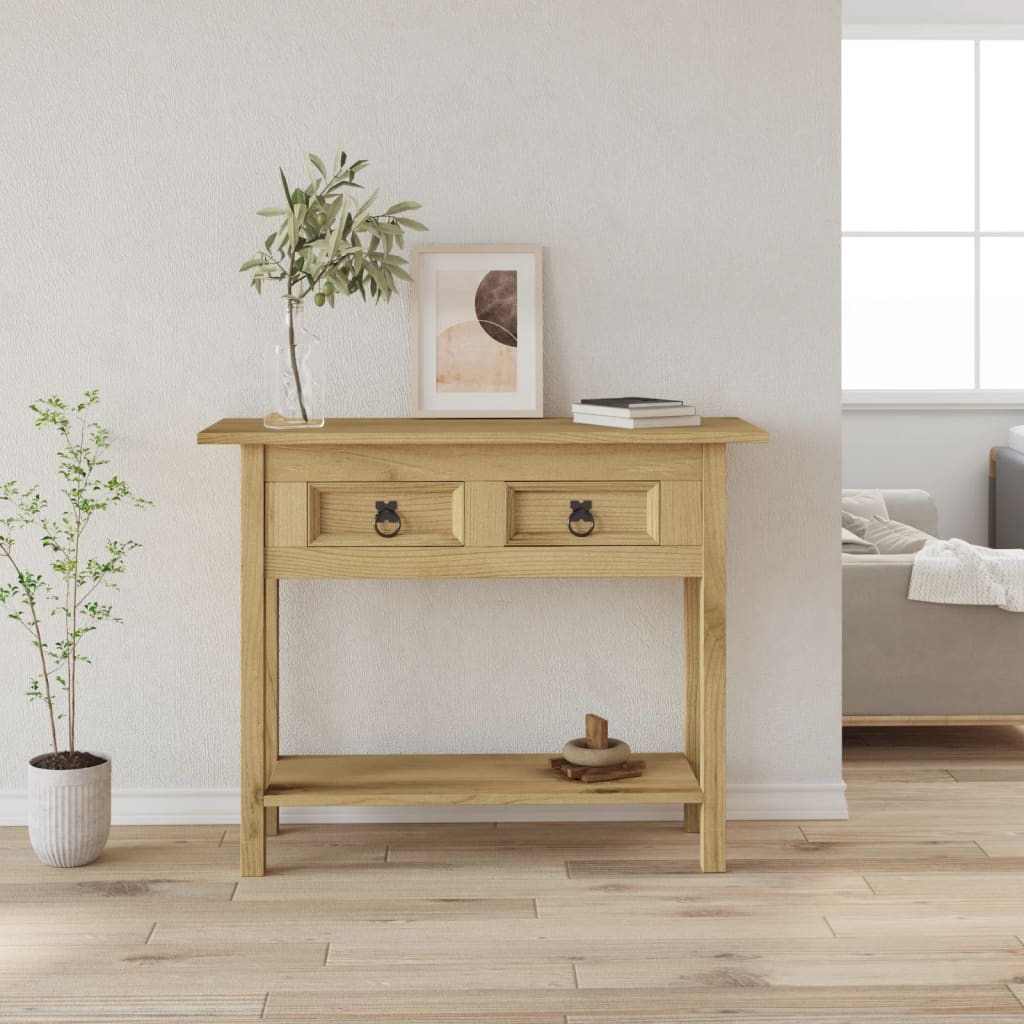 8718475526285_m_en_hd_1 vidaXL Console Table Mexican Pine Corona Range 93x34.5x73 cm - Image 1