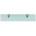 vidaXL Floating Shelf Glass 50x10 cm 8 mm - Image 3