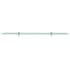 vidaXL Floating Shelf Glass 100x10 cm 8 mm - Image 2