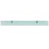 vidaXL Floating Shelf Glass 100x10 cm 8 mm - Image 3