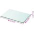 vidaXL Shelf Panel Glass Clear 20x30 cm - Image 3