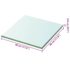vidaXL Shelf Panel Glass Clear 30x30 cm - Image 3