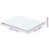 vidaXL Shelf Panel Glass Clear 40x25 cm - Image 3