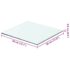 vidaXL Shelf Panel Glass Clear 40x30 cm - Image 3