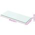 vidaXL Shelf Panel Glass Clear 50x15 cm - Image 3