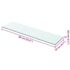 vidaXL Shelf Panel Glass Clear 60x12 cm - Image 3