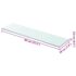 vidaXL Shelf Panel Glass Clear 80x20 cm - Image 3